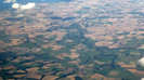 Scottish Lowlands from the air