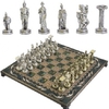 Set de sah_grecesc cu piese de zinc si masa de cupru _ 575 lei