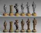 Set de piese de sah Cavaleri Medievali = 515 lei