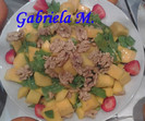 Salata de mango,rucola si nuci