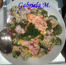 Brocoli,porumb,sunculita si maioneza