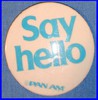 1980s Say Hello button