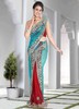 Turquoise-And-Red-Net-Ready-Pleated-saree-SAMSS1228-u