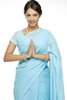 Light-Blue-Plain-Saree