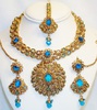 Multicolour-Antique-Gold-Kundan-Jewellery-Set-1