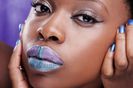 purple-blue-painted-lips