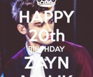 HAPPY BIRTHDAY ZAYN