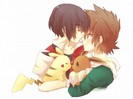 anime-eevee-green-pikachu-pokemon-Favim.com-212193