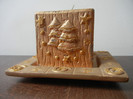 Christmas Golden Candle