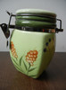 Green Ceramic Storage Jar