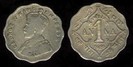 1 anna, 1918, George V, 271