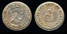 5 centi, 1957, Malaya si Borneo, Elisabeta a II-a, 264