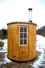 Sauna Barrel verticala