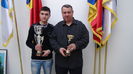 Costea Razvan alaturi de mentorul si tot odata si tata ,Costea Victor
