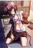 yande.re 194161 bra ef_~a_fairytale_of_the_two~ eyepatch nanao_naru open_shirt pantsu seifuku shindo