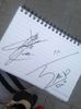 cl and dara autografe