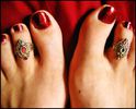 #-Bichhua: inelul de picior  Purtat numai 