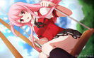 Konachan.com - 153695 original pink_hair red_eyes seifuku suihara tagme