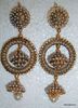 WHITE_PEARL_POLKI_JHUMKA_EARRINGS