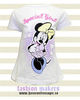 Tricou fete alb cu Disney Minnie Mouse