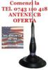 Antena Radio Millenium CB ML 145 Magnetica 140 mm_thm