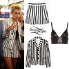 mileycyrusstripedoutfit