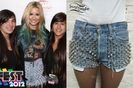 demi-lovato-studded-denim-shorts