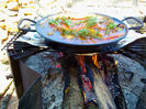paella cu lemne