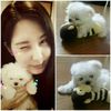 seohyun and her puppy