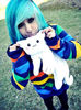 verena_schizophrenia_long_cat_kitty_scene_girl_blue_haare_katze_smiley
