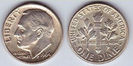 1 dime, 1964, Roosvelt silver, 925