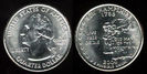 25 centi, comem. statul New Hampshire, 104-1