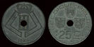 25 centimes, Belgia, 1942, 119