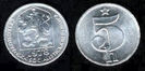 5 haleru, 1977, 598