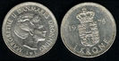 1 krone, 1973, Margarethe II, 596