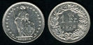 1 franc, Elvetia, 1968, 186