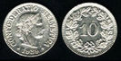 10 rappen, Elvetia, 1979,185