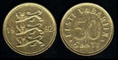 50 senti, Estonia, 1992,114