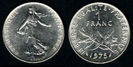 1 franc, Franta, 1961,38