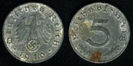 5 reichspfennig, 1941, 594