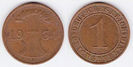 1 reichspfennig, 1935, 868