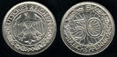 50 reichspfennig, Republica Weimar, 1928, 54