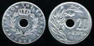 20 lepta, 1969, Grecia, Constantin II, 550