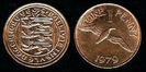 1 penny, Guernsey, 1979, 96