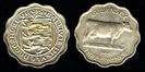 3 pence, Guernsey, 1956,190