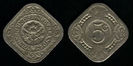 5 centi, 1914, Wilhelmina, 588