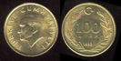 100 lire, Turcia, 1989, 505