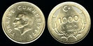 1000 lira, 1990, Ataturk, 568