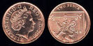 2 pence, 2009, Blazonul Regal, 357