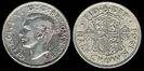 half crown,Anglia, George VI, 1950,168